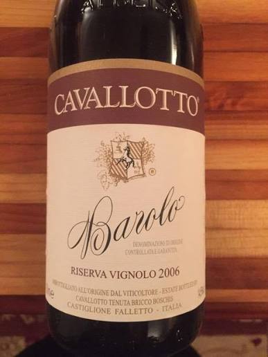 2006 Cavallotto Vignolo Barolo Riserva image
