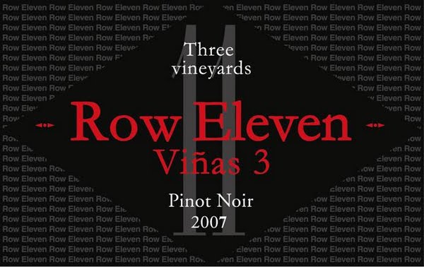 2015 Row Eleven Pinot Noir Vinas 3  California image