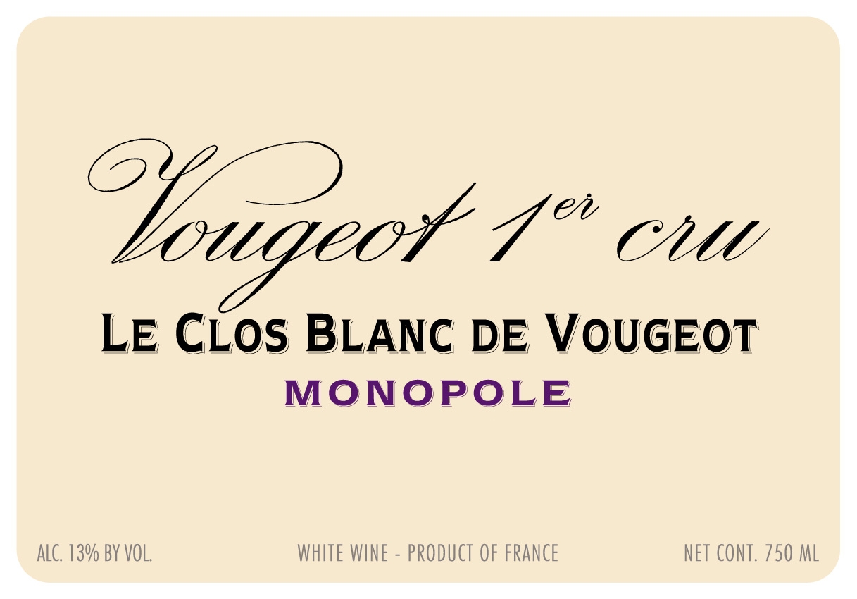 2022 Domaine de la Vougeraie Vougeot Clos du Prieure Blanc Monopole Cote de Nuits, France image
