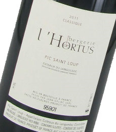 2009 Bergerie l'Hortus Classique Vin Du Pays Du Val de Montferrand image