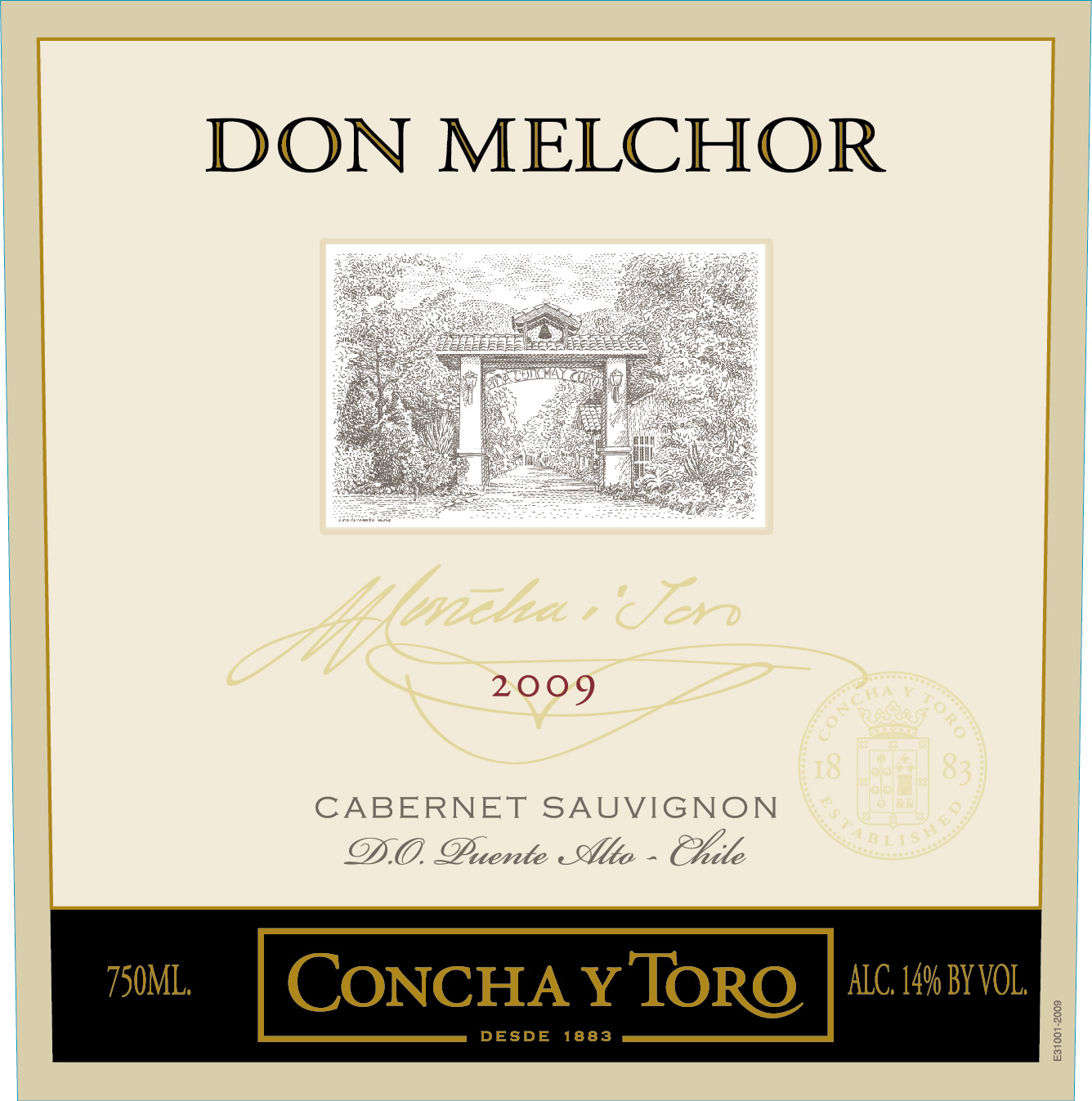2018 Concha Y Toro Don Melchor Cabernet Sauvignon Puente Alto Chile - click image for full description