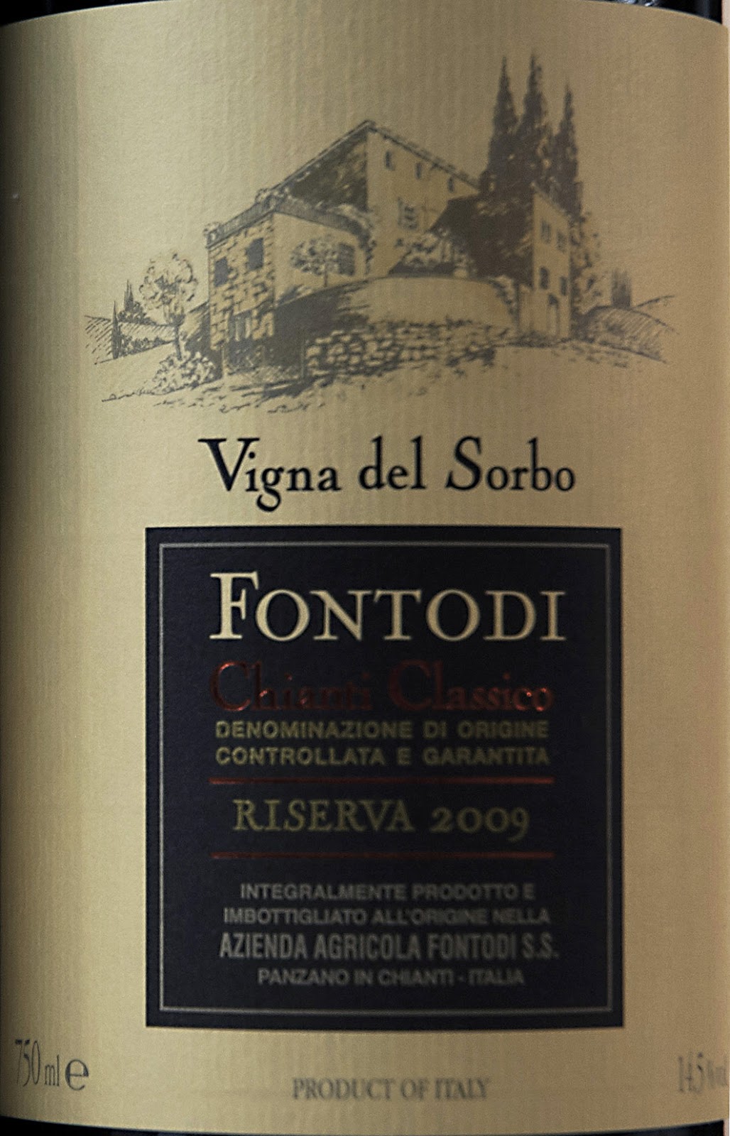2009 Fontodi Chianti Classico Riserva Vigna Del Sorbo MAGNUM - click image for full description