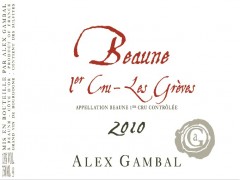 2012 Alex Gambal Beaune Les Greves Premier Cru image