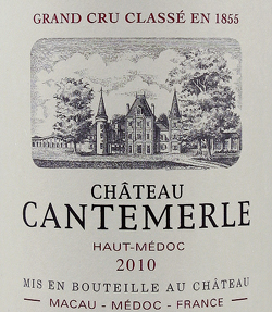 2010 Chateau Cantemerle Haut Medoc image