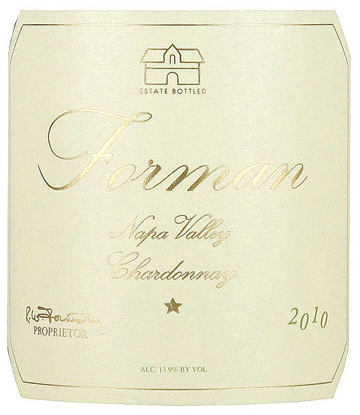 2021 Forman Chardonnay Napa - click image for full description