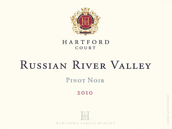 2012 Hartford Court Pinot Noir Russian River Valley - click image for full description