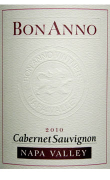2022 BonAnno Cabernet Sauvignon Alexander Valley - click image for full description