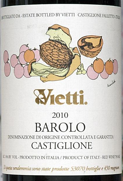 2010 Vietti Barolo Castiglione image