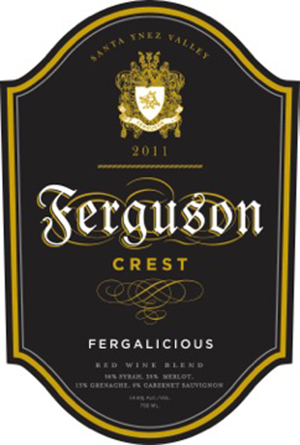 2011 Ferguson Crest Fergalicious Santa Ynez Valley - click image for full description