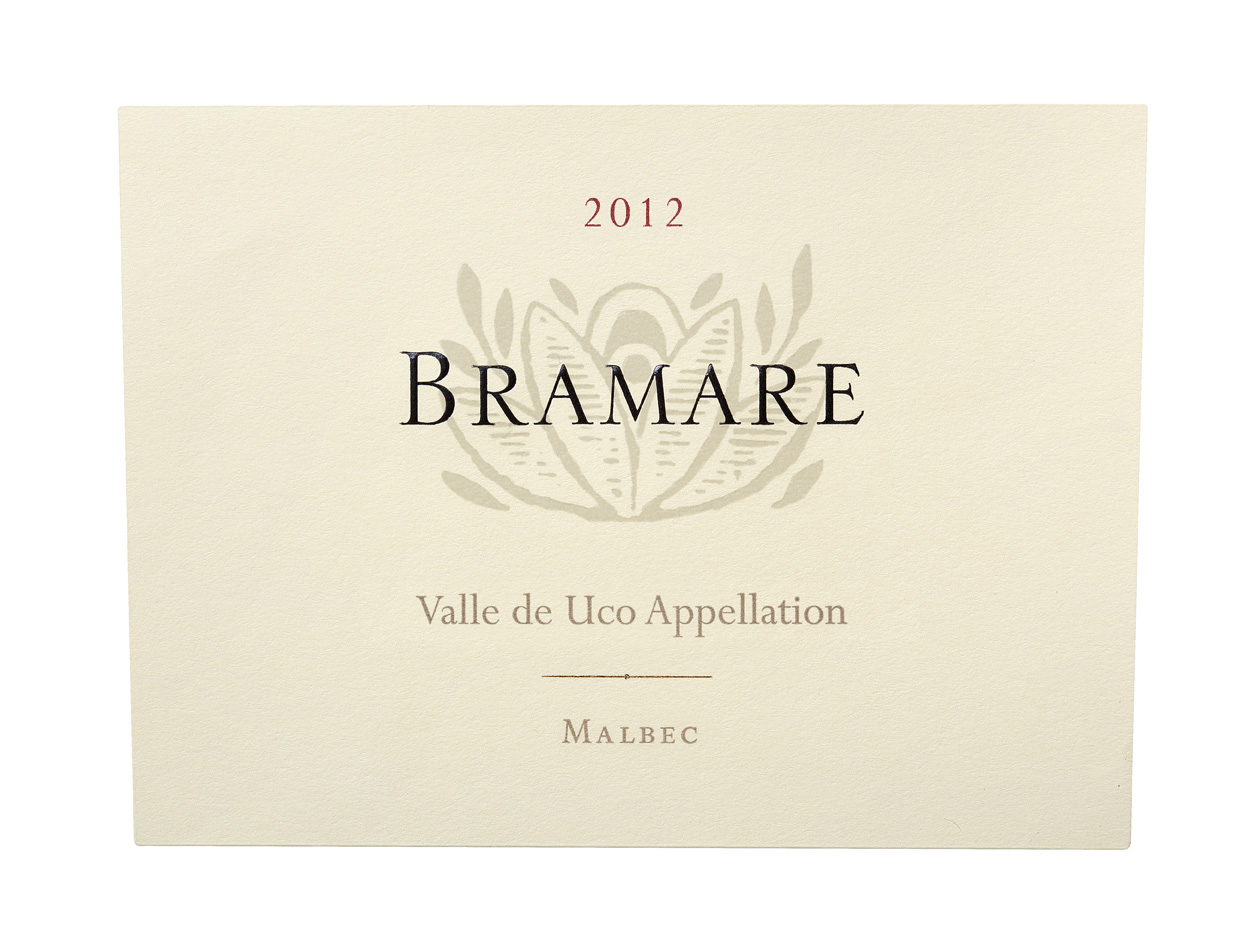 2014 Bramare Malbec Zingaretti Vineyard Valle De Uco - click image for full description