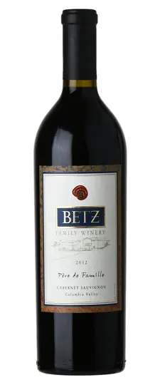 2012 Betz Family Winery Pere de Famille Cabernet Sauvignon Columbia Valley - click image for full description