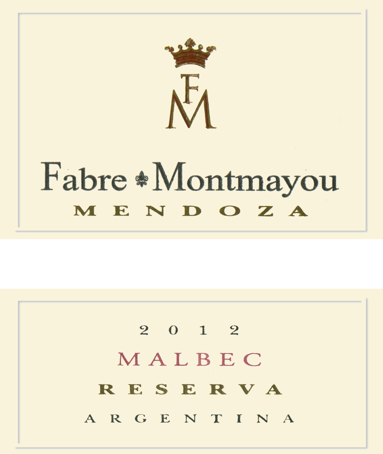 2015 Fabre Montmayou Malbec Reserva Mendoza - click image for full description
