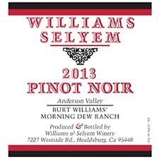2013 Williams Selyem Burt Williams' Morning Dew Ranch Pinot Noir Anderson Valley image