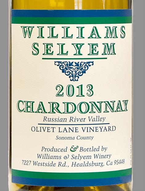 2013 Williams Selyem Olivet Lane Vineyard Chardonnay Russian River image