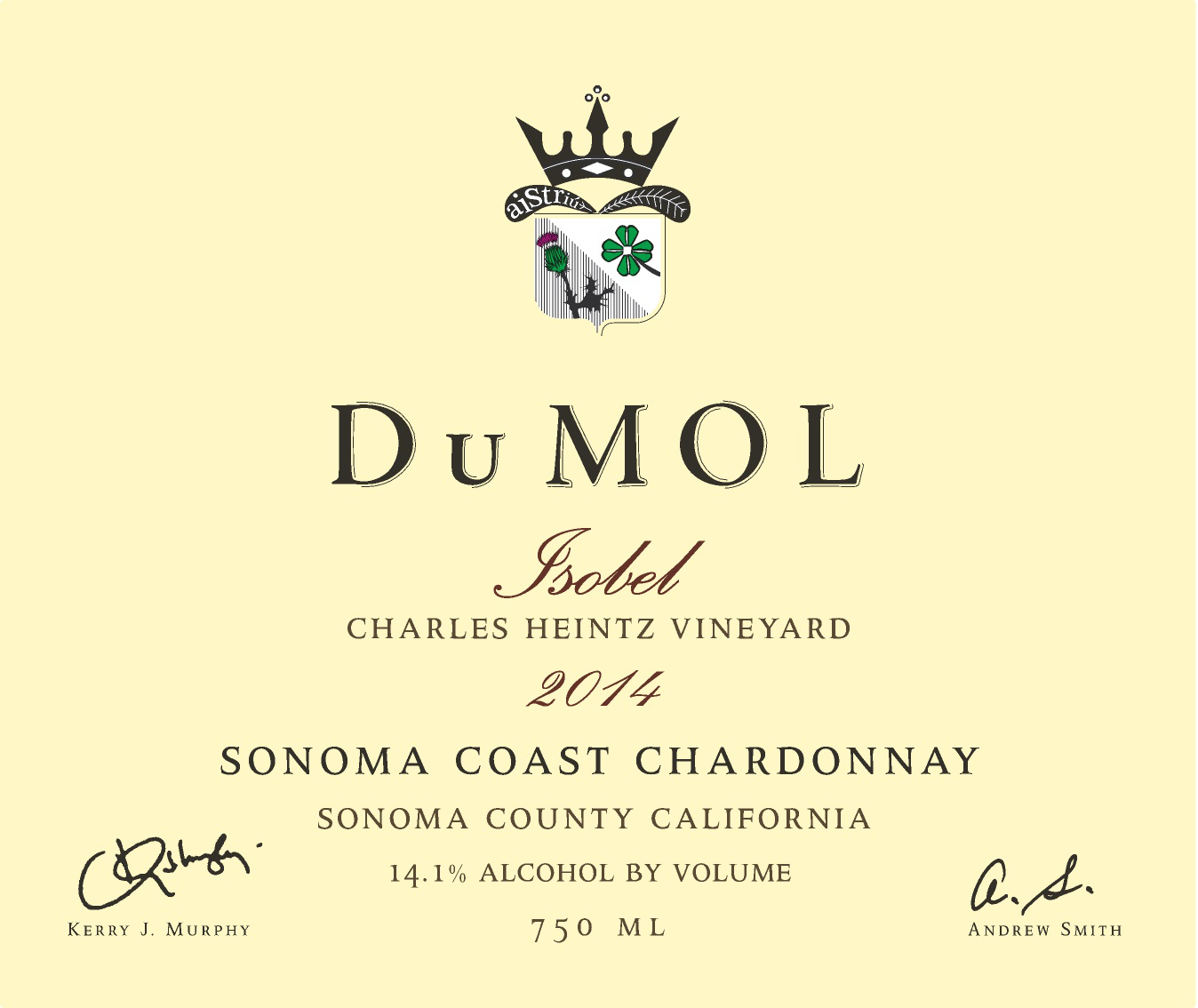 2014 DuMol Charles Heintz Vineyard Isobel Chardonnay image