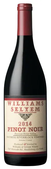 2014 Williams Selyem Rochioli Riverblock Vineyard Pinot Noir Russian River Valley image