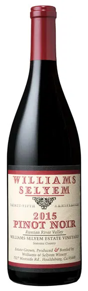 2015 Williams Selyem Estate Vineyard Pinot Noir Russian River Valley image