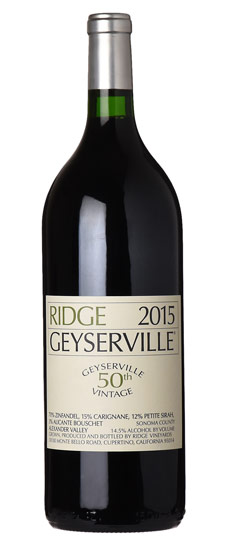 2015 Ridge Vineyards Geyserville Alexander Valley image