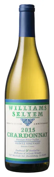 2015 Williams Selyem Heintz Vineyard Chardonnay Russian River Valley image