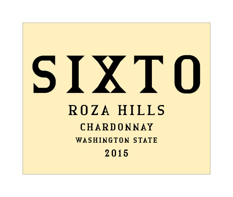 2015 Sixto Chardonnay Roza Hill  Columbia Valley image