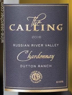 2016 THE CALLING CHARDONNAY SULLIVAN VINEYARD DUTTON RANCH RUSSIAN RIVER image