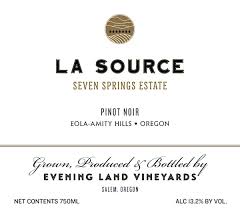2017 Evening Land 'Seven Springs Vineyard' La Source Pinot Noir Eola-Amity Hills image
