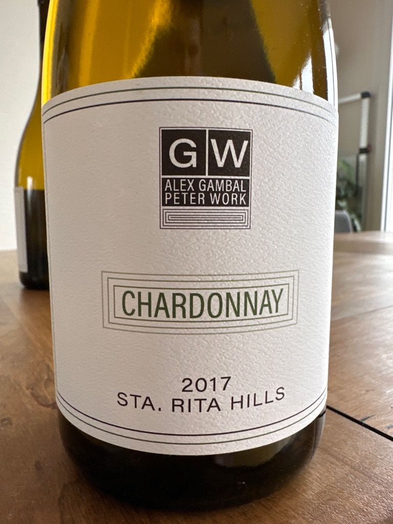 2017 Gambal Work Chardonnay Santa Rita Hills image