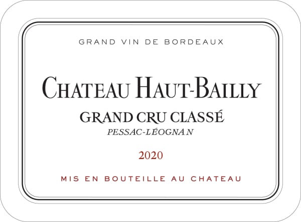 2020 Chateau Haut-Bailly Pessac-Leognan image