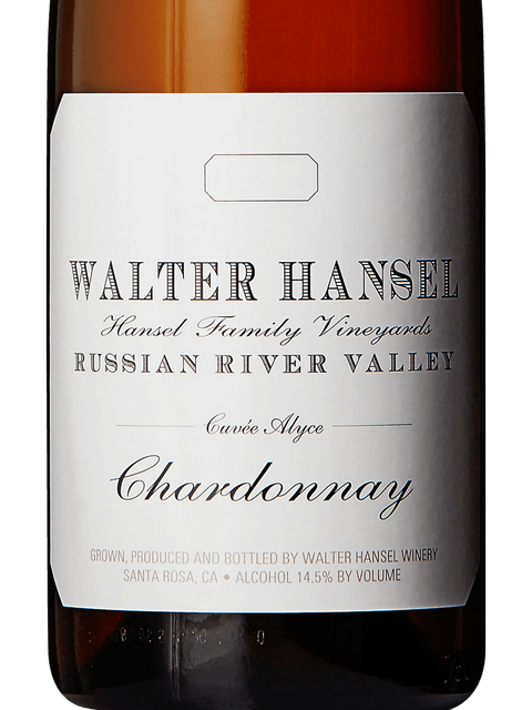 2020 Walter Hansel Chardonnay Cuvee Alyce image