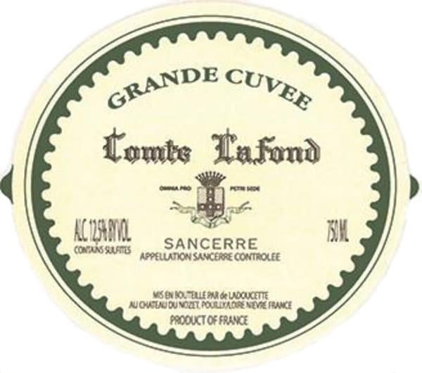 2022 Baron de Ladoucette Comte Lafond Sancerre Grande Cuvee Loire image