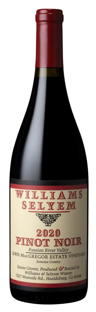 2020 Williams Selyem Lewis MacGregor Estate Vineyard Pinot Noir Russian River Valley image