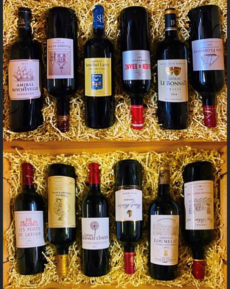 Bordeaux Lovers 12 Bottle Case #21A3 - click image for full description