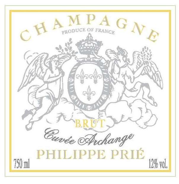 NV Philippe Prie Cuvee Archange Brut Champagne (Damaged Label) image