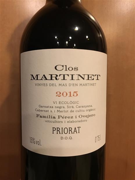 2017 Mas Martinet Clos Martinet Priorat - click image for full description