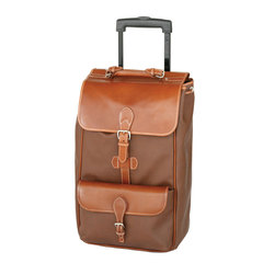 Mulholland Bros. 6 Bottle Bag w/wheels Hazel-Bridal Tan image