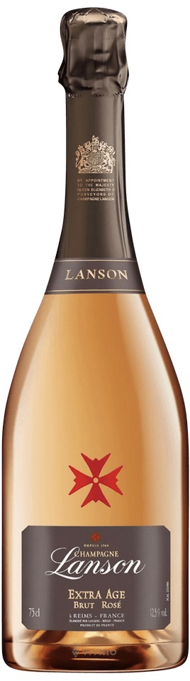 NV Lanson Extra Age Rose Brut Champagne - click image for full description