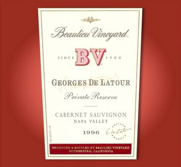 1996 Beaulieu Cabernet Sauvignon George de Latour Reserve Napa image