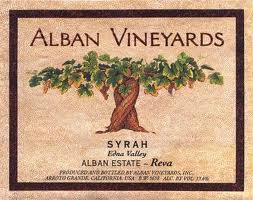 2003 Alban Vineyards Syrah Reva Alban Estate Edna Valley - click image for full description