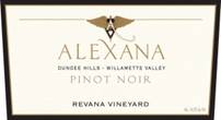 2016 Alexana Pinot Noir Revana Vineyard Estate Dundee Hills Willamette - click image for full description