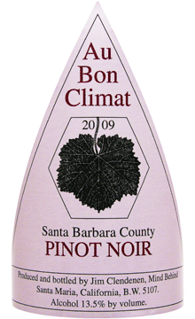 2020 Au Bon Climat Pinot Noir Santa Barbara - click image for full description