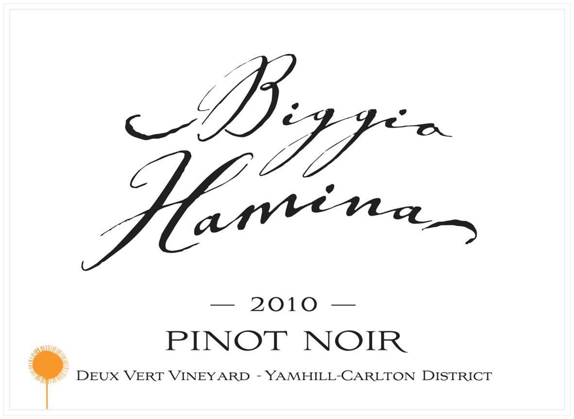 2010 Biggio Hamina Pinot Noir Deaux Vert Yamhill Carlton District image
