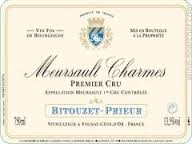 2010 Bitouzet Prieur Meursault Charmes 1er Cru image