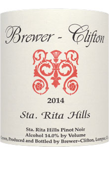 2017 Brewer Clifton Pinot Noir Santa Rita Hills - click image for full description