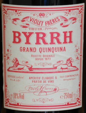 Byrrh Grand QuinQuina NV - click image for full description