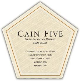 2011 Cain Vineyard & Winery Cain Five Spring Mountain Napa image