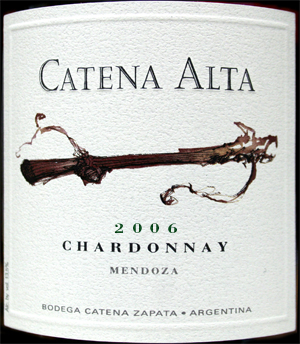 2018 Catena Alta Chardonnay Mendoza - click image for full description