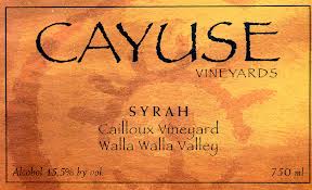 2018 Cayuse Syrah Cailloux Columbia Valley - click image for full description
