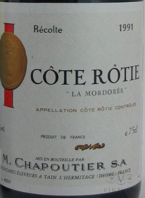 2012 Chapoutier Cote Rotie La Mordoree - click image for full description