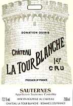 2001 Chateau La Tour Blanche Sauternes 375ml image