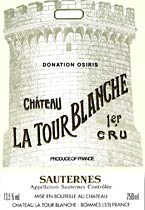 2001 Chateau La Tour Blanche Sauternes (375ml) - click image for full description